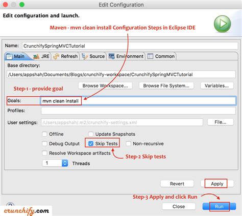 ignore build of test package in release|How to do Maven install or deploy only, without re.